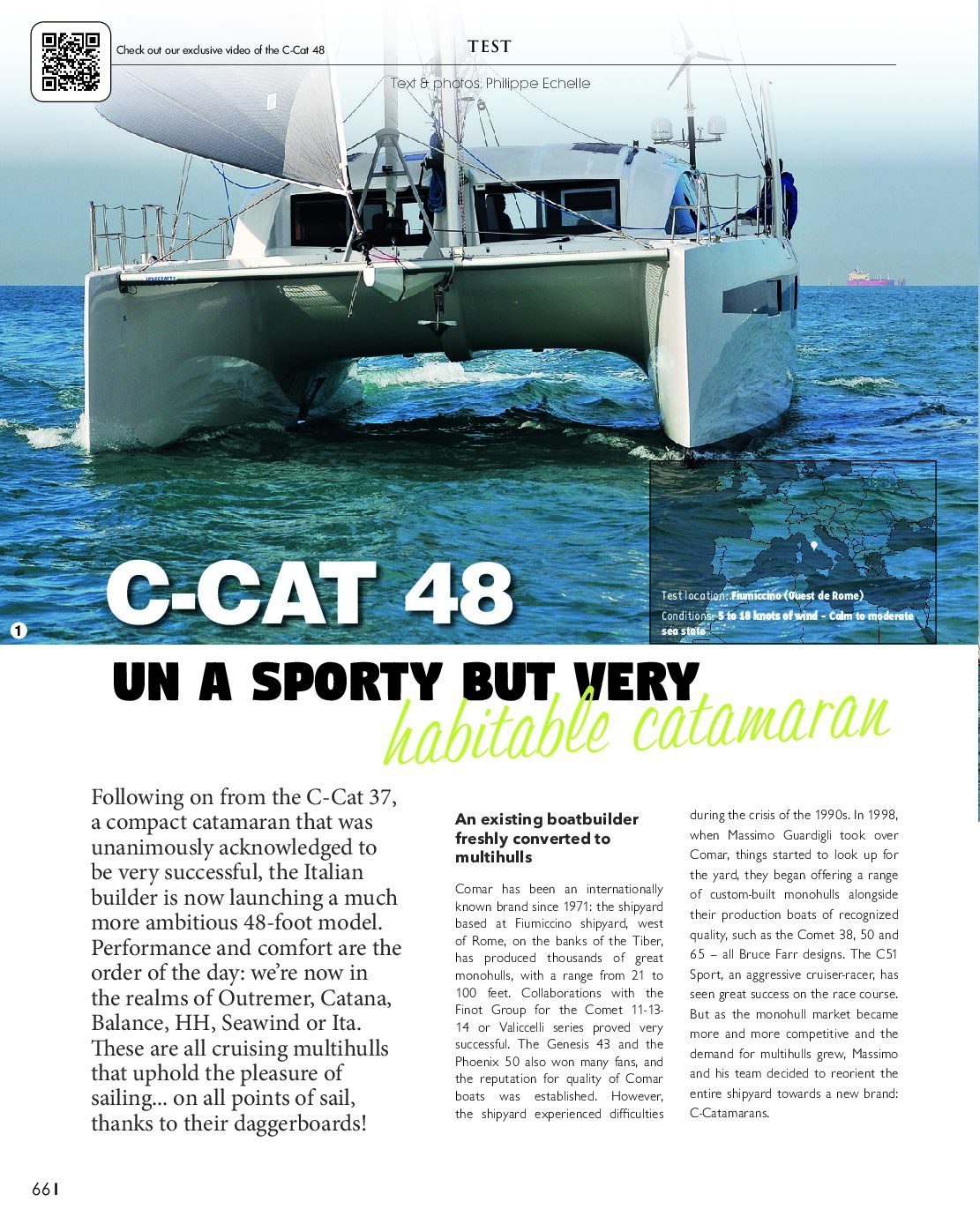 CCat 48  Un a sporty but very habitable catamaran   Multicoques 06 2025